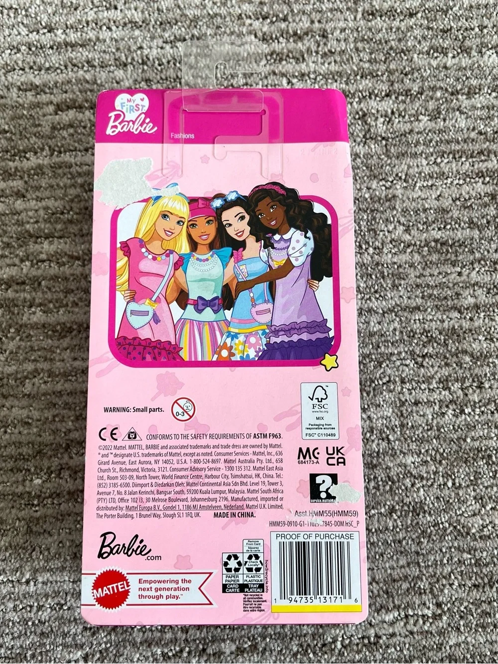 NWT My First Barbie Outfit and Accessories